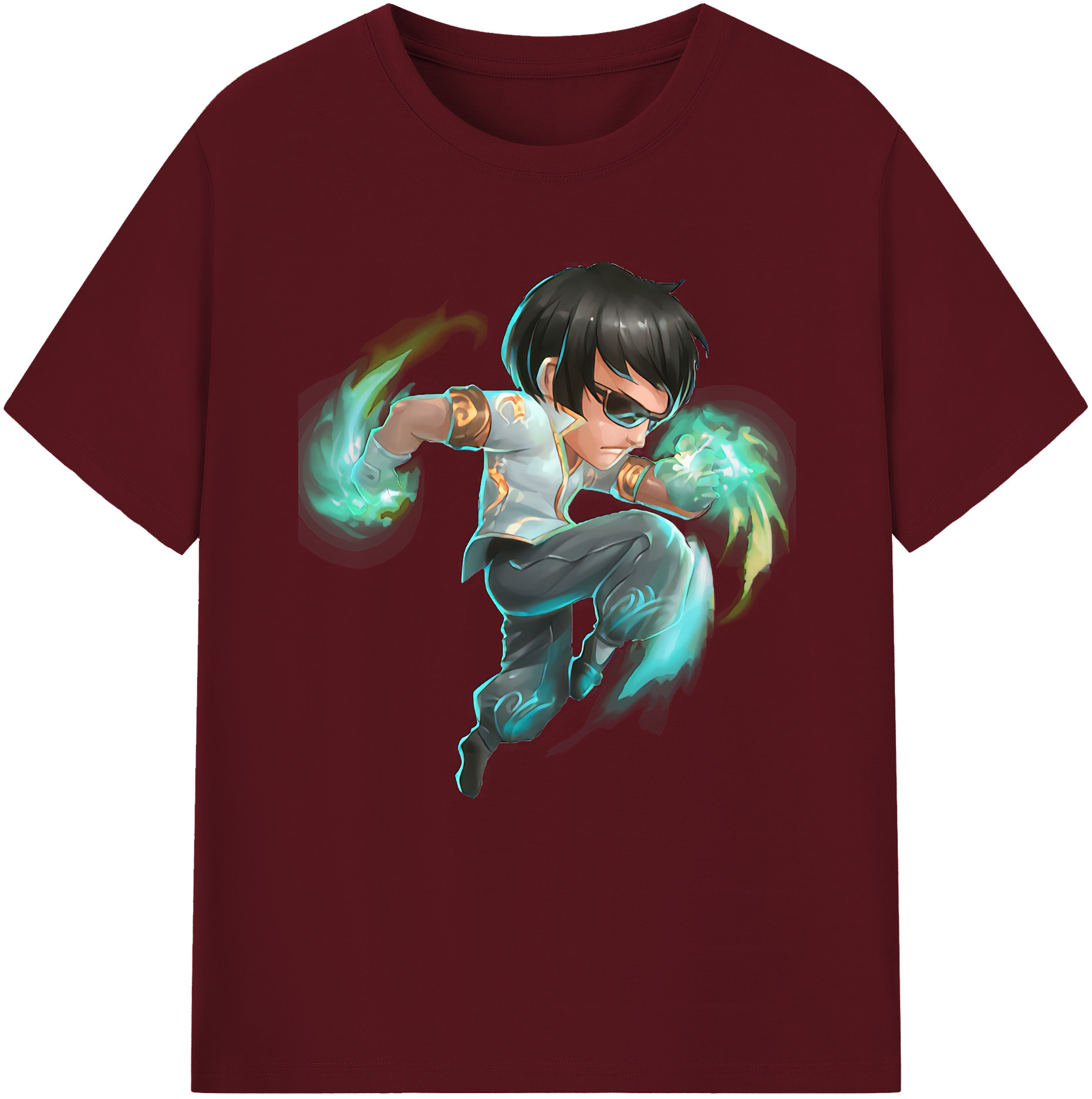 （画像用） リーグ・オブ・レジェンド League of Legends LOL 綿100％半袖Tシャツ（フロントプリント）